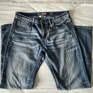 Men’s BKE Tyler Boot Cut blue jeans 36x34